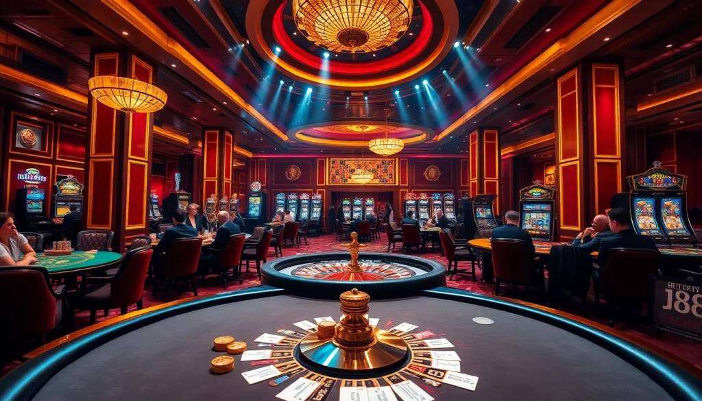 Experience the thrill of gambling at Jun88 with dynamic casino tables and exciting gameplay.