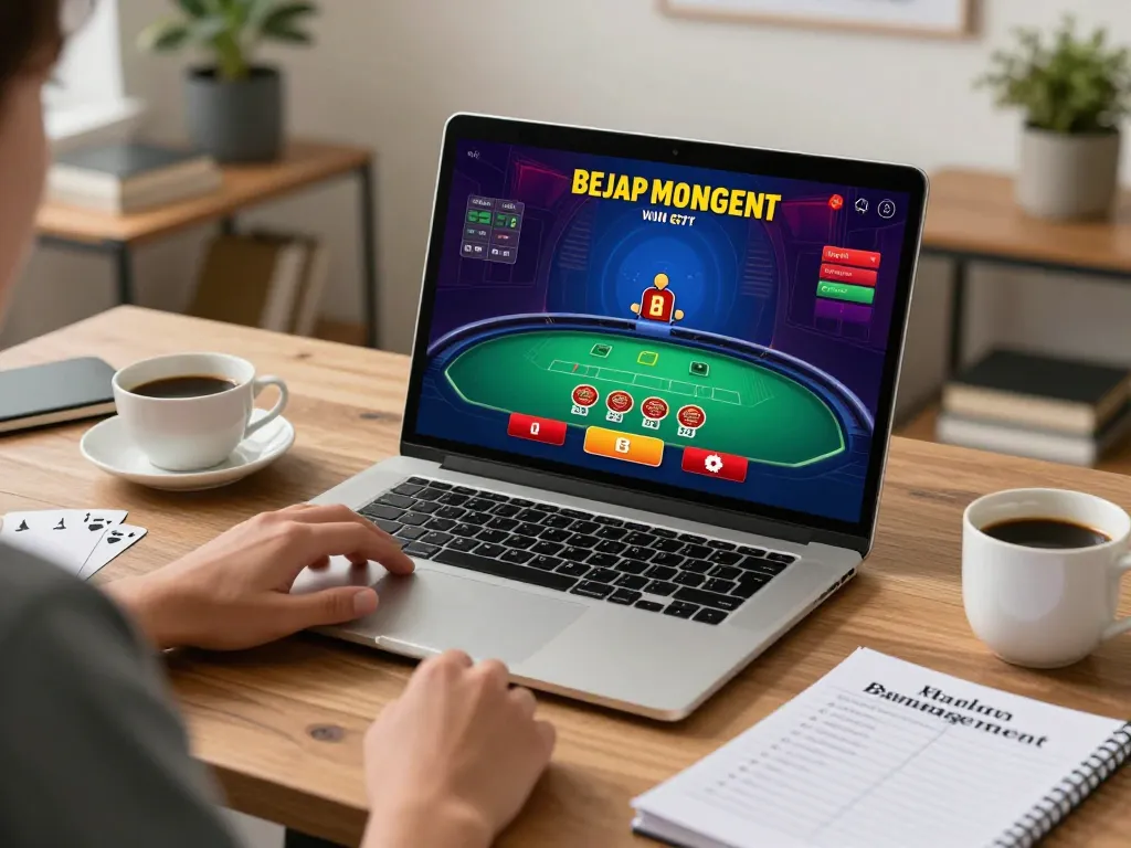Player engaging in a live dealer blackjack game on hitclub9 while managing their bankroll effectively
