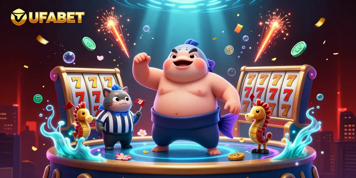 Experience thrilling gameplay at UFABET with dynamic slot action and vibrant casino festivities.