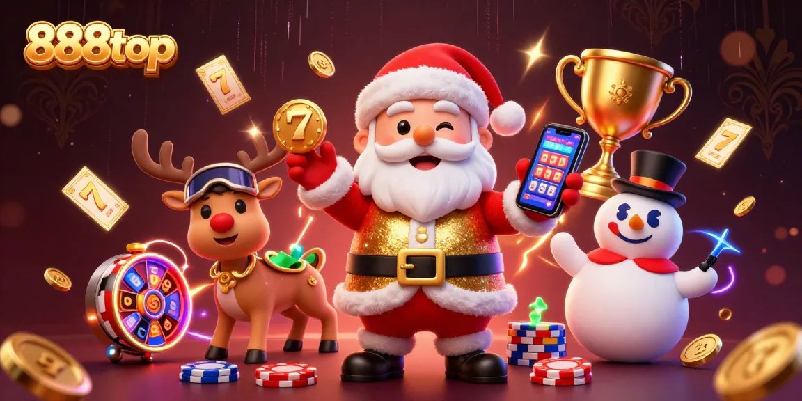 Experience thrilling gameplay at 888top with an animated casino scene featuring vibrant slot machines and lively characters.
