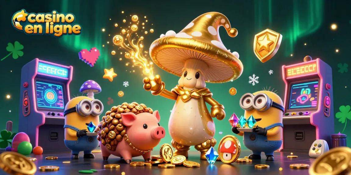 Profitez d'une expérience immersive au casino en ligne avec nos personnages fantastiques, en quête de trésor et magie d'or.