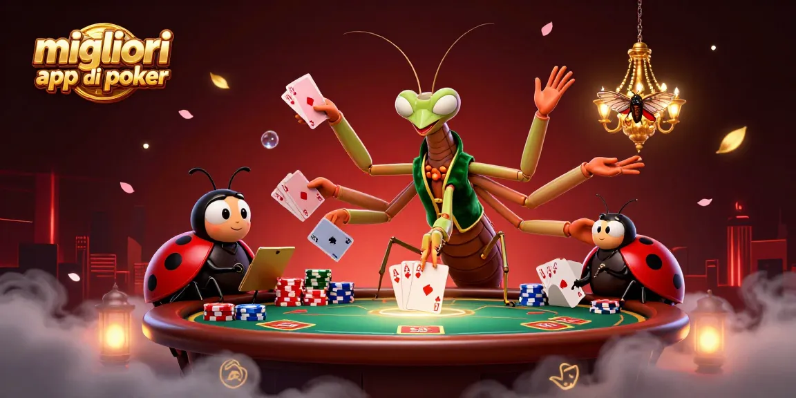 Scopri le migliori app di poker mentre si sfidano al tavolo con chips e carte
