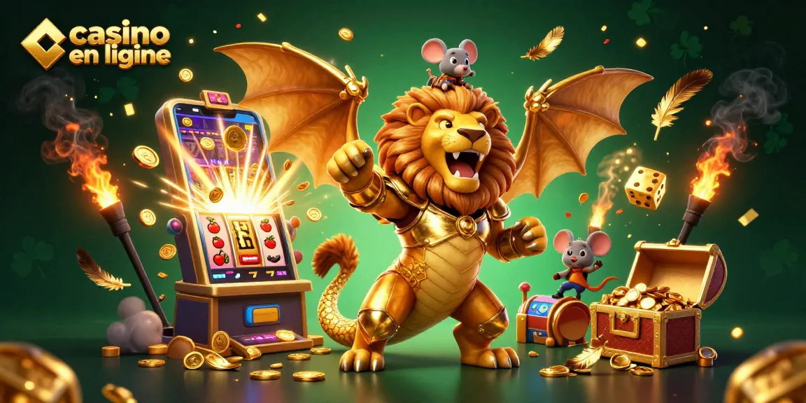 Profitez d'une expérience immersive au casino en ligne avec des machines à sous et des jackpots éclatants.