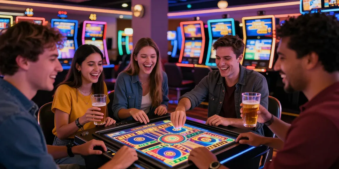 Experience the excitement of bonus buy slots at https://oxfordbedbreakfast.co.uk/ with friends in a vibrant casino setting.