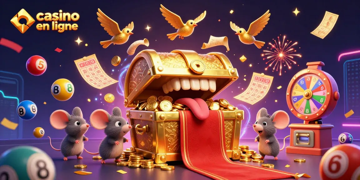 Plongez dans l'univers captivant du casino en ligne avec des trésors et des jeux colorés qui séduisent les joueurs.