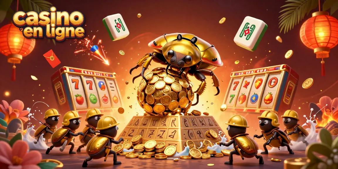 Profitez des jeux passionnants de casino en ligne avec des éléments colorés et dynamiques.