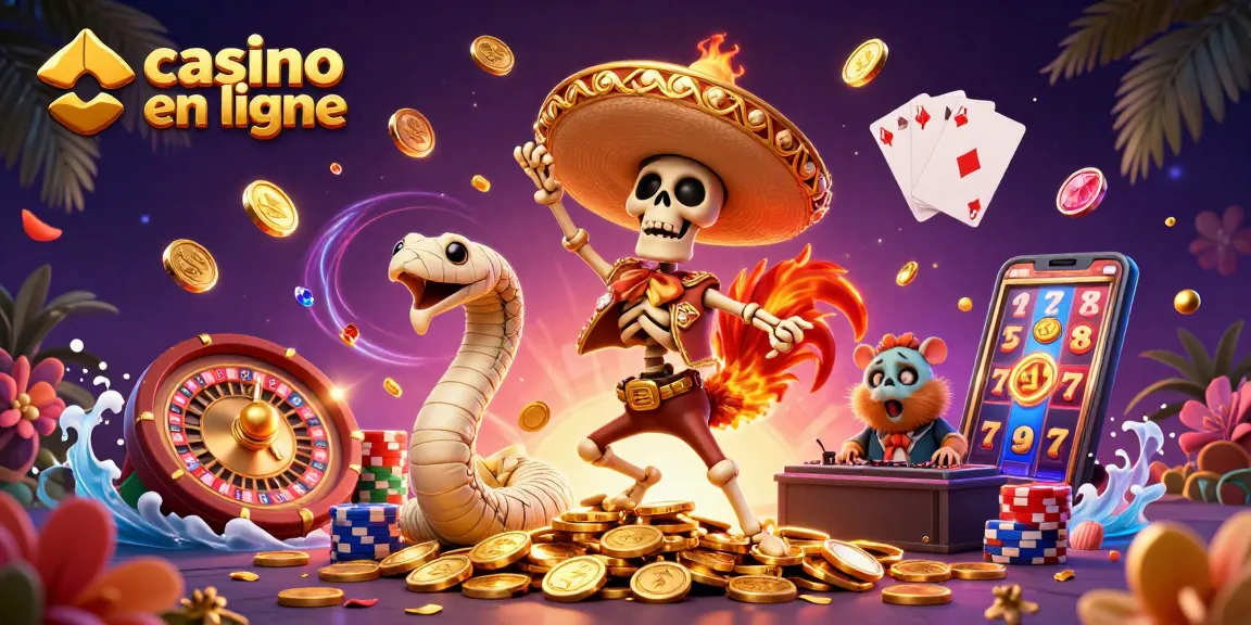 Faites danser le casino en ligne avec un poulet mariachi, offrant des pièces et des gains scintillants.